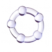 Фиолетовое эрекционное кольцо A-Toys - A-toys - в Белгороде купить с доставкой