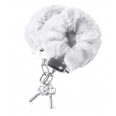 Наручники с белой меховой опушкой - ToyFa - купить с доставкой в Белгороде