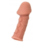 Насадка на фаллос с пузыриками, венками и ребристостью KOKOS Extreme Sleeve 09 - 12,7 см. - KOKOS - в Белгороде купить с доставкой