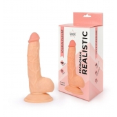 Телесный реалистичный фаллоимитатор Erowoman на присоске - Erowoman-Eroman