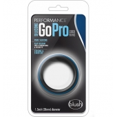Черно-синее эрекционное кольцо Silicone Go Pro Cock Ring - Blush Novelties - в Белгороде купить с доставкой