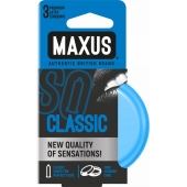 Классические презервативы в железном кейсе MAXUS Classic - 3 шт. - Maxus - купить с доставкой в Белгороде