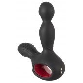 Черный вибромассажер простаты с нагревом и ротацией Prostate Plug - 14,5 см. - Orion - в Белгороде купить с доставкой