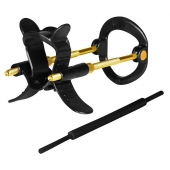 Черно-золотистый экстендер для пениса Sex Expert - Sex Expert - в Белгороде купить с доставкой