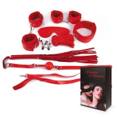 Пикантный красный набор БДСМ - Notabu - купить с доставкой в Белгороде