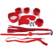 Пикантный красный набор БДСМ - Notabu - купить с доставкой в Белгороде