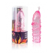 Закрытая рельефная насадка Crystal sleeve snakes в виде змеи с усиками - 14 см. - Erowoman-Eroman - в Белгороде купить с доставкой