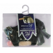 Черный пояс-трусики с двумя насадками Soft-Dolli - 16,5 и 10,5 см. - LOVETOY (А-Полимер) - купить с доставкой в Белгороде