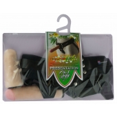 Черный пояс-трусики с двумя насадками  Экзотик-Linda  - 15,5 и 10,5 см. - LOVETOY (А-Полимер) - купить с доставкой в Белгороде