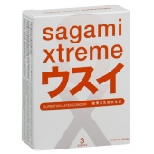 Ультратонкие презервативы Sagami Xtreme SUPERTHIN - 3 шт. - Sagami - купить с доставкой в Белгороде