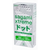 Презервативы Sagami Xtreme Type-E с точками - 10 шт. - Sagami - купить с доставкой в Белгороде