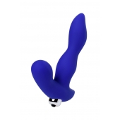 Синий силиконовый вибростимулятор простаты Stroman - 14,5 см. - ToyFa - в Белгороде купить с доставкой