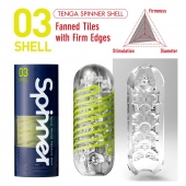 Мастурбатор SPINNER Shell - Tenga - в Белгороде купить с доставкой