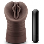 Коричневый мастурбатор-вагина Alexis - Blush Novelties - в Белгороде купить с доставкой