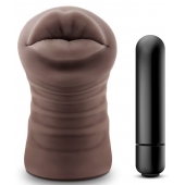 Коричневый мастурбатор-ротик Renee - Blush Novelties - в Белгороде купить с доставкой
