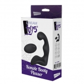 Черный вибромассажер простаты REMOTE BOOTY PLEASER - Dream Toys - в Белгороде купить с доставкой