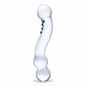 Изогнутый стеклянный стимулятор G-точки Curved G-Spot - 15,2 см. - Glas