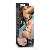 Телесный мастурбатор-ротик Angie - Blush Novelties - в Белгороде купить с доставкой