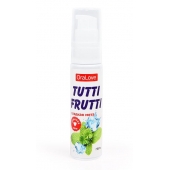 Гель-смазка Tutti-frutti со вкусом сладкой мяты - 30 гр. - Биоритм - купить с доставкой в Белгороде