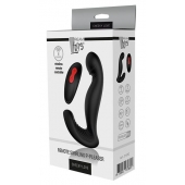 Черный вибромассажер простаты SWIRLING P-PLEASER - Dream Toys - в Белгороде купить с доставкой