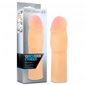 Телесная насадка-удлинитель на пенис PERFORMANCE 1.5INCH COCK XTENDER - 16 см. - Blush Novelties - в Белгороде купить с доставкой