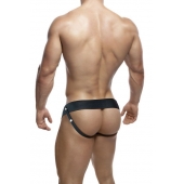 Черный мужской страпон DR. SKIN 6INCH HOLLOW STRAP ON - 16 см. - Blush Novelties - купить с доставкой в Белгороде