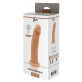 Телесный фаллоимитатор на присоске DILDO 7.5INCH - 19 см. - Dream Toys