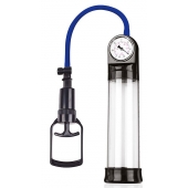 Прозрачная вакуумная помпа Sex Expert с манометром - Sex Expert - в Белгороде купить с доставкой