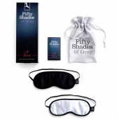 Набор из двух масок на глаза Soft Blindfold Twin Pack - Fifty Shades of Grey - купить с доставкой в Белгороде