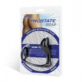 Стимулятор простаты с фиксацией эрекционным кольцом Prostate Gear - BlueLine - в Белгороде купить с доставкой