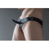 Черные трусики Better с анальной насадкой - 8 см. - Lola Games - купить с доставкой в Белгороде