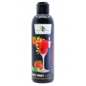 Интимный гель-смазка JUICY FRUIT с ароматом клубники - 200 мл. - БиоМед - купить с доставкой в Белгороде