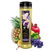 Массажное масло Libido Exotic Fruits с ароматом экзотических фруктов - 240 мл. - Shunga - купить с доставкой в Белгороде