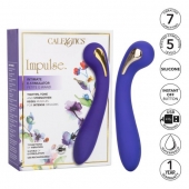 Фиолетовый вибромассажер с электростимуляцией Intimate Estim Petite G Wand - 19 см. - California Exotic Novelties - купить с доставкой в Белгороде