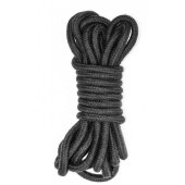 Черная веревка Do Not Disturb - 5 м. - Lola Games - купить с доставкой в Белгороде