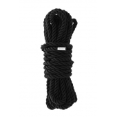 Черная веревка для шибари DELUXE BONDAGE ROPE - 5 м. - Dream Toys - купить с доставкой в Белгороде