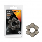 Дымчатое эрекционное кольцо Stay Hard Thick Bead Cock Ring - Blush Novelties - в Белгороде купить с доставкой