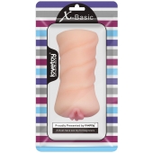 Телесный мастурбатор-вагина X-Basic Pocket Pussy без вибрации - Lovetoy - в Белгороде купить с доставкой