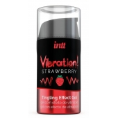 Жидкий интимный гель с эффектом вибрации Vibration! Strawberry - 15 мл. - INTT - купить с доставкой в Белгороде
