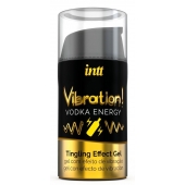 Жидкий интимный гель с эффектом вибрации Vibration! Vodka Energy - 15 мл. - INTT - купить с доставкой в Белгороде
