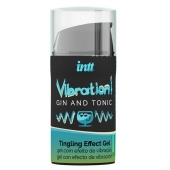 Жидкий интимный гель с эффектом вибрации Vibration! Gin   Tonic - 15 мл. - INTT - купить с доставкой в Белгороде