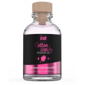 Массажный гель с согревающим эффектом Cotton Candy - 30 мл. - INTT - купить с доставкой в Белгороде