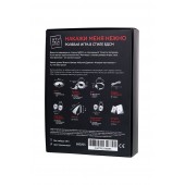 Фиолетовый набор БДСМ «Накажи меня нежно» с карточками - Штучки-дрючки - купить с доставкой в Белгороде