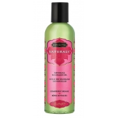 Массажное масло Naturals Strawberry Dreams с ароматом клубники - 59 мл. - Kama Sutra - купить с доставкой в Белгороде