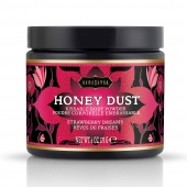 Пудра для тела Honey Dust Body Powder с ароматом клубники - 170 гр. - Kama Sutra - купить с доставкой в Белгороде