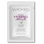 Гель-лубрикант на водно-силиконовой основе Simply Hybrid Jelle - 3 мл. - Wicked - купить с доставкой в Белгороде