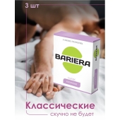 Классические презервативы Bariera Classic - 3 шт. - Bariera - купить с доставкой в Белгороде