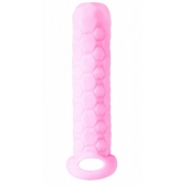 Розовый фаллоудлинитель Homme Long - 13,5 см. - Lola Games - в Белгороде купить с доставкой