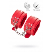 Красные оковы Anonymo из искусственной кожи - ToyFa - купить с доставкой в Белгороде