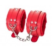 Красные оковы Anonymo из искусственной кожи - ToyFa - купить с доставкой в Белгороде